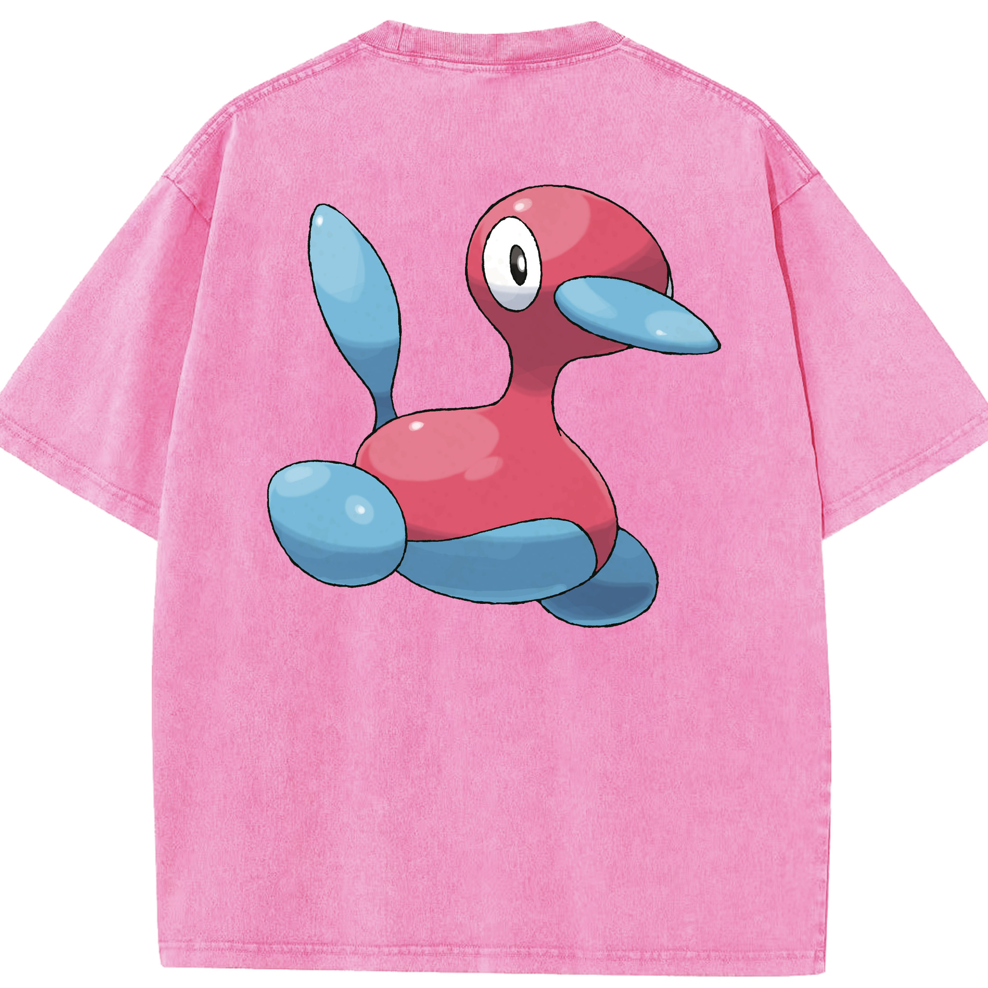 （画像用） ポケットモンスター Pokémon 綿100% ヴィンテージ風 半袖Tシャツ（背面プリント）